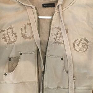 BCBG tracksuit (sweatshirt and Capri bottoms)